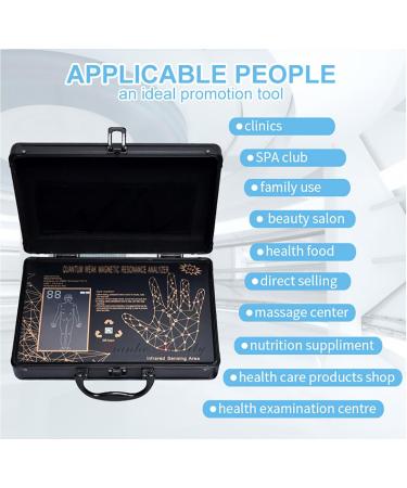 Quantum Magnetic Health Analyzer | Dynamic 3D-Ganzboden Scan | Multilingual & Windows Compatible for Health Analysis - Buy Online on GoSupps.com