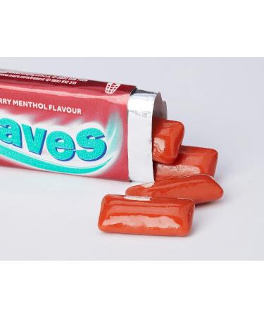 Wrigley's Airwaves Cherry Menthol Chewing Gum (5 Packets)