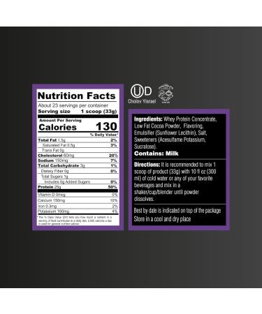 Qualify Cookie and Cream and Unflavored Whey Protein Bundle Gluten-Free Kosher Post-Workout Recovery 26g & 25g Protein - Buy Online on GoSupps.com