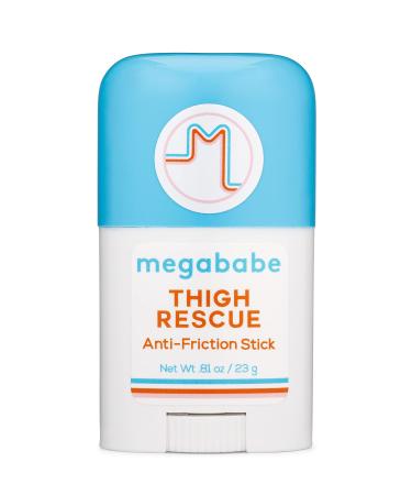 Megababe Thigh Rescue Anti-Chafe Stick Travel Size 0.81 oz 0.81 Ounce (Pack of 1)