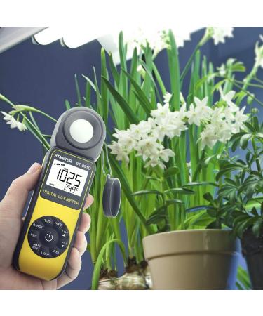 BTMETER BT-881E Digital Light Meter | Measure Lights 0.01300 000 Lux | Foot Candles Par Luxmeter for Plants & Aquariums | Light Tester BT-881E - Buy Online on GoSupps.com