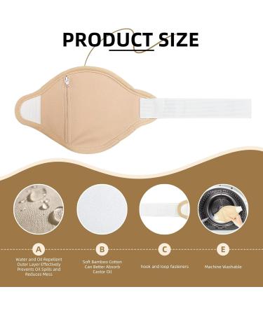 SHCHME Castor Oil Pack for Knee 1 Piece Reusable Castor Oil Pack Wrap Knees Kit Organic Castor Oil Pack for Kness (Oil Not Included) - Buy Online on GoSupps.com