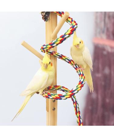 Aumuca Bird Perch Stand Rope Toys for Small to Large Birds - 39 inch - Pack of 3 - Buy Online on GoSupps.com