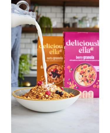 Deliciously Ella - Granola & Muesli Gluten-Free Vegan Friendly Healthy Breakfast (6 boxes) (Nutty Granola) - Buy Online on GoSupps.com
