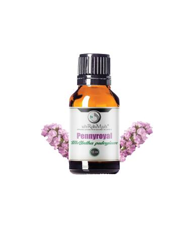 Pennyroyal Essential Oil 100% Pure Steam Distilled from Mentha pulegium | Fresh Minty Aroma for Aromatherapy & Massage | Undiluted | Top Note | Natural Therapeutic Grade | from Morocco | 15ml Pennyroyal 0.5 Fl Oz (Pack of
