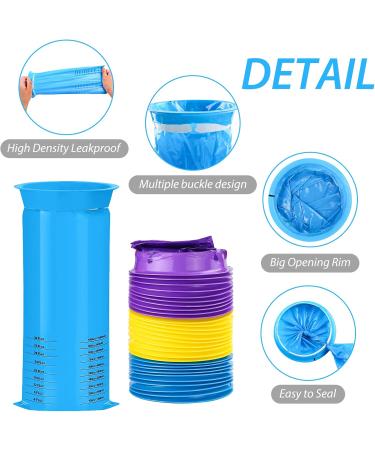 15 Disposable Vomit Bags - 1000ml Leak-Resistant Emesis Bags for Morning Sickness & Travel - Ideal for Kids Pregnant Women & Taxis - Buy Online on GoSupps.com