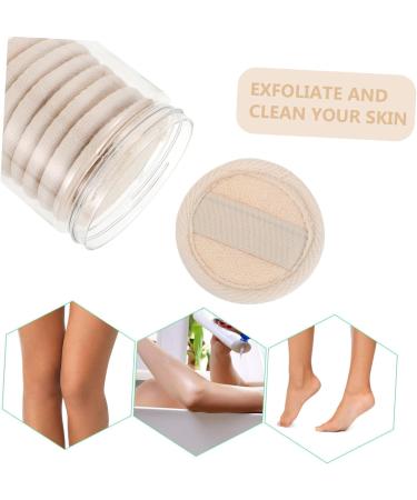Beavorty 1 Set Loofah face wash Face Scrub Wash Pads natural loofah sponge Facial Cleaning Pad makeup powder puffs Eye microfiber makeup sponge Loofah Makeup Puff wet wipes makeup remover - Buy Online on GoSupps.com