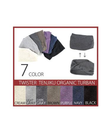 CHARM Organic Cotton Headband for Women - Yoga Hair Band Made in Japan | Brown Stylish & Eco-Friendly - Buy Online on GoSupps.com