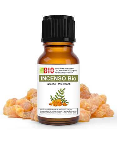 Frankincense Oil Organic Essential Oil 100% Pure 5 ml - Aromatherapy Cosmetic Therapeutic - Laboratory Organic Frankincense 5 ml (Pack of 1)