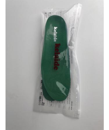 Plantar Fasciitis Arch Support Insoles for Flat Feet & Foot Pain Relief | Orthotic Inserts for Men and Women - Green UK-12-305mm - Buy Online on GoSupps.com