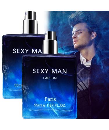 Pheromone Cologne Charm Fragrance for Men Pheromones Cologne Fragrances Sexy Men's Cologn Attractive Fragrant Men's Perfume Long Lasting 55ml 1.86 Fl Oz (2 Pcs)