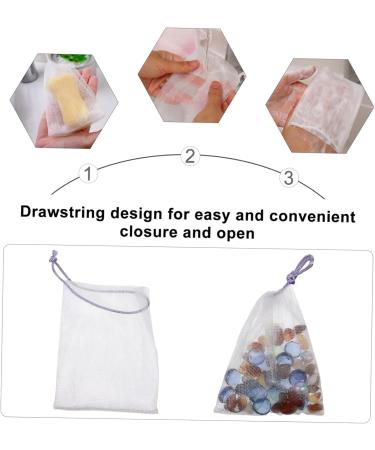 OHPHCALL 80 Pcs Soap Bag Soap Net Foaming Mesh Gloves Soap Bags Mesh Exfoliating Mesh Soap Saver Bag Nylon 12x9.5cmx2pcs Random Colorx2pcs - Buy Online on GoSupps.com
