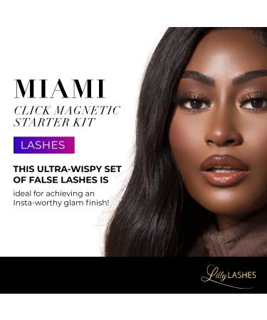 Lilly Lashes Click Magnetic Starter Kit - False Eyelashes with Magnetic Eyeliner for Natural Wispy Lashes - Buy Online on GoSupps.com