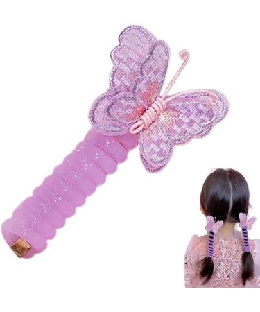 Telephone Cord Hair Tie Ponytail Hair Tie Ponytail Holders Hair Elastics Stylish Hair Tie Hair Bands For Trendy Hairstyles Purple - Buy Online on GoSupps.com