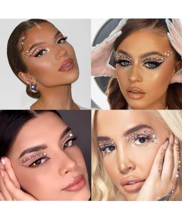 Nail Art Rhinestones & Pearls Set - DIY Nail Decor Supplies | Half Round Design Gems for Acrylic Nails - Buy Online on GoSupps.com