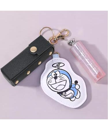YUETON 2 Pack Lipstick Cases Keychain - Portable PU Leather Lip Balm Holders for Women | Stylish Cosmetic Accessories - Buy Online on GoSupps.com