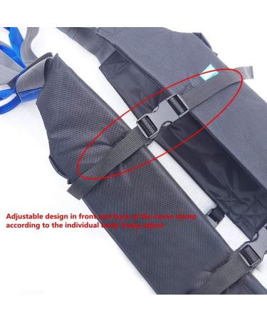 Yubing Lifting Belt for Medical Patients | Padded Chest & Back Support Vest | Medium | 330kg Capacity | Black - Buy Online on GoSupps.com