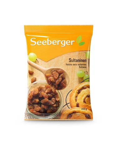 Seeberger Sultana Raisins: Sweet and fruity light sultana raisins from T rkiye - as an ingredient snack po