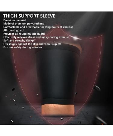 Buy Hamstring Compression Sleeve | Soft & Breathable Thigh Support for Lifting | XL Size International Shipping - Buy Online on GoSupps.com