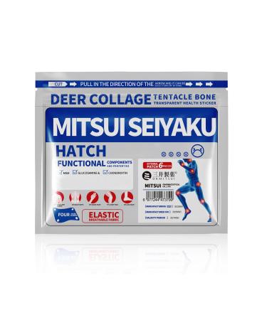 DRMITSUI Herbal Heat Patches, 8-Hour Deep Warming Comfort, Suitable for Knee, Back, Neck, Shoulder, Joints & Muscles, Long-Lasting Soothing Strips, 6 Count