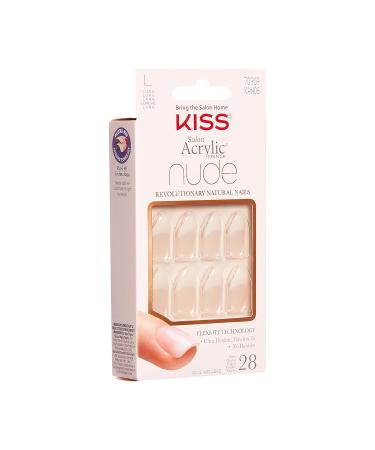Kiss Salon Acrylic Nude French Nails | Sensitive Formula for Perfect Manicure Ship Worldwide! - Buy Online on GoSupps.com