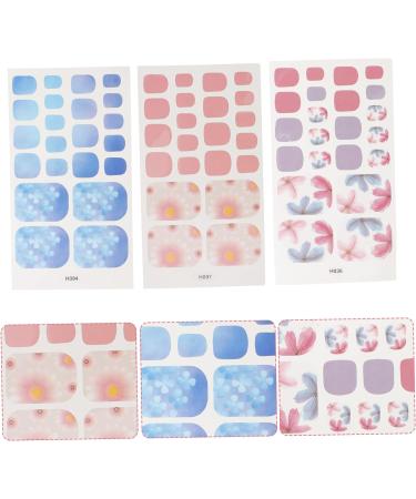 LALAFINA False Nails Tips Wraps False Nails Patches Fashion Summer French Fake Nails Toe Nail Stickers - Buy Online on GoSupps.com