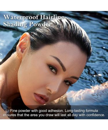 Boobeen Hair Powder for Thin Hair - Waterproof Hairline Concealer & Root Touch Up in Dark Grey | Instant Coverage for Men & Women - Buy Online on GoSupps.com