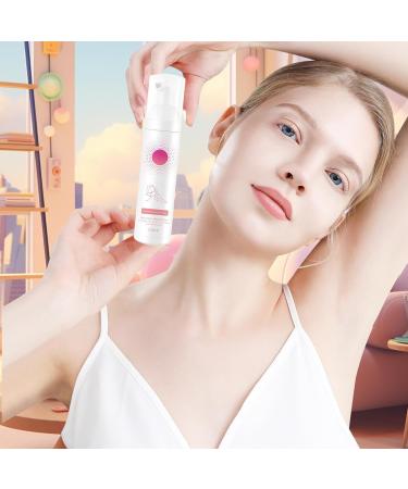 Hair Removal Cream | 100 ml Depilatory Mousse | Moisturizing Hair Removal | For Body Legs Arms Underarms Bikini Line Chin Pubic Area Intimate Area and Vaginal Area - Buy Online on GoSupps.com
