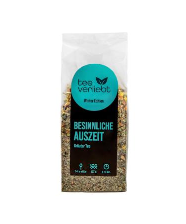 Teeverliebt Winter Edition Contemplative Break Herbal Tea 90 g Loose Herbal Tea Delicious Tea Mix Ideal as a Gift for Christmas