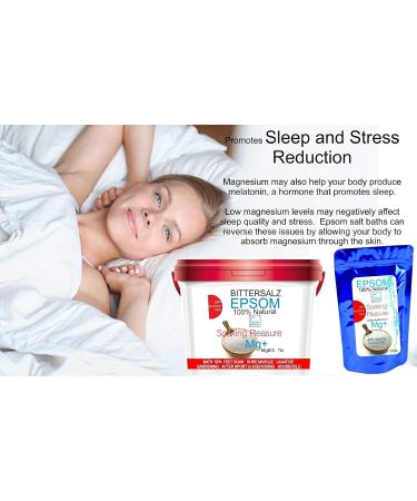 Organic Magnesium Epsom Salt - Bath Salts and Tired Legs Calluses Muscle Recovery Relaxation Magnesium Skin Recharge Ex - Buy Online on GoSupps.com
