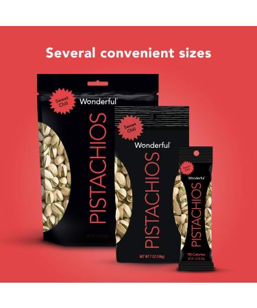 Wonderful Pistachios Sweet Chili Pouch 7oz - Delicious Spicy Snack (1 Pack) - Buy Online on GoSupps.com