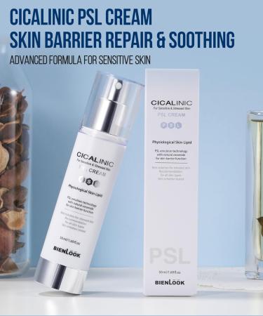 CICALINIC PSL Cream 1.69 fl oz - Advanced Skin Barrier Repair for Sensitive Skin | Plant-Derived Ceramides & Phytosterols | Deep Moisturizing Korean Skin Care - Buy Online on GoSupps.com
