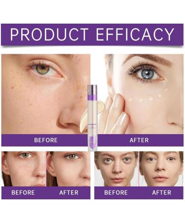  G n rique Concealer Stick Corrector Concealer Full Coverage Cover Creamy Finish Makeup Longwear Face Cosmetic for Under Eyes Blemish Eraser and Dark Circles Two-Headed Design 10 ml - Buy Online on GoSupps.com