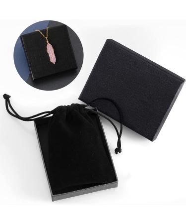 Wire Wrapped Healing Crystal Necklace - Hexagonal Reiki Rose Quartz Pendant for Women and Men - Buy Online on GoSupps.com