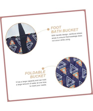 minkissy Foldable Foot Bag Portable Water Bucket Feet Soaking Bucket Foldable Tub Spa Bucketsa Foldable Bath Tub Camping Bucket Feet Soaking Tub Feet Spa Tub Travel Peva Hood Sole of Foot - Buy Online on GoSupps.com