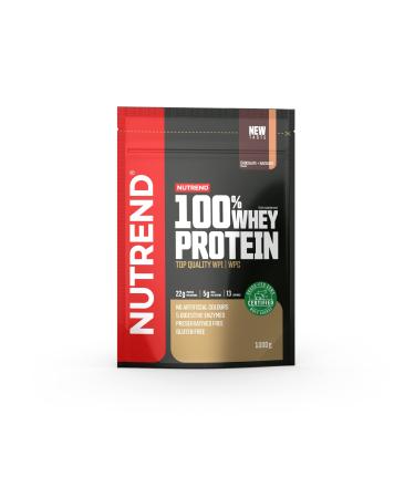 Nutrend 100% Whey Protein Powder Muscle Building and Recovery Powder With Glutamine and Amino Acids 1000g Chocolate Hazelnut