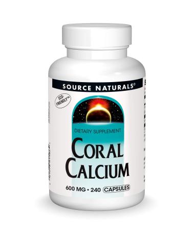 Source Naturals Coral Calcium 600mg 240 Capsules 240 Count (Pack of 1)