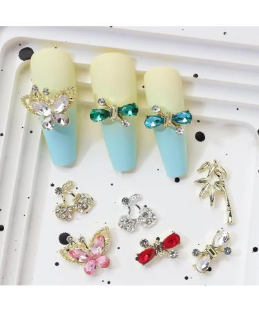 10pcs Elegant Art Alloy 3D Alloy Accessories Eye Catching Colors For Various Styles X1177 - Buy Online on GoSupps.com