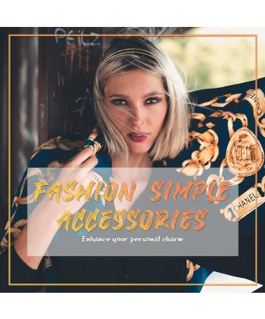 Syhood 4 Pieces Thin Double Wire Metal Headbands for Women - Gold Wedding Hair Accessories - Buy Online on GoSupps.com