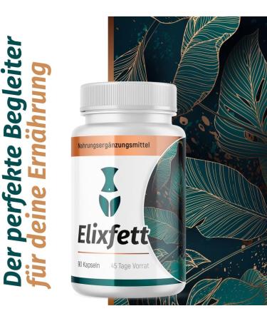 Elixfett Body Balancing Formula - Garcinia Cambogia Extract | 90 Capsules for Weight Management | Shop Internationally - Buy Online on GoSupps.com