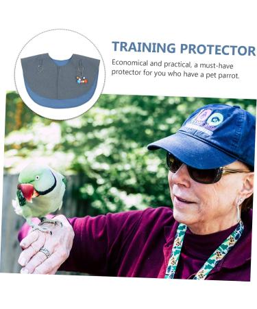 Parliky 1pc Parrot Armguard Pet Anti- Grab Arm Bird Anti Shawl Cloth Art Arm Band Poo Protective Belt medium Navy - Buy Online on GoSupps.com