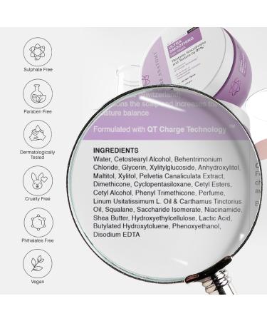 Bare Anatomy Ultra Smoothing Hair Mask 250g | Restore Smoothness & Nourish Dry Frizzy Hair with Carbohydrate Complex & Niacinamide - Buy Online on GoSupps.com