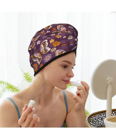 Buffalo Plaid Microfiber Hair Towel - Super Absorbent Coral Velvet Wrap for Women | Quick Dry for Long Curly & Thick Hair - Buy Online on GoSupps.com