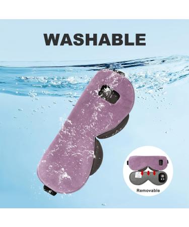 Aroma Season Heated Eye Mask - Cordless Washable Warm Compress for Dry Eyes Styes MGD Blepharitis & Chalazion - Perfect Gift for Men & Women (Wisteria - Buy Online on GoSupps.com