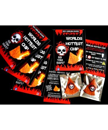 2 x Hottest Chip in the UK - Carolina Reaper Extreme heat UK 2024 - Box of two. Challenge - Buy Online on GoSupps.com