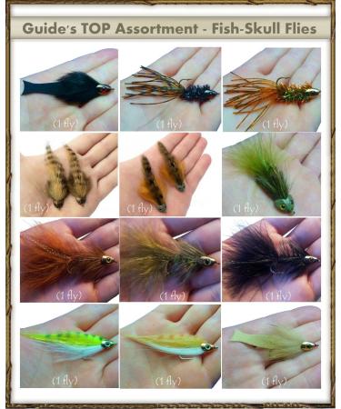 Next Generation Streamer Flies - Fish-Skull Assortment (12 Flies)