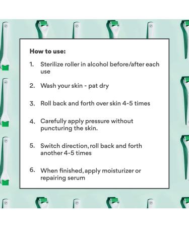 Skin Roller Head 2.0 - 192 Stainless Steel Micro Needles 0.25mm | Free Storage Cover - Replacement Head - Buy Online on GoSupps.com