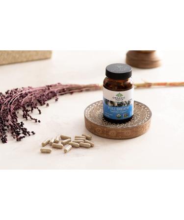 Organic India Full Breath Respiratory Support - 90 Veg Caps | Natural Respiratory Help - Buy Online on GoSupps.com