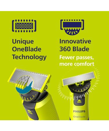 Philips OneBlade 360: Face + Body Electric Trimmer Shaver with 360 Blade Tech and Connectivity (Model QP4631/30) - Buy Online on GoSupps.com