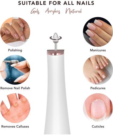 Electronic Nail File Pedicure Set (UK Company) Nail Tools Professional Manicure Pedicure Gift - Buy Online on GoSupps.com